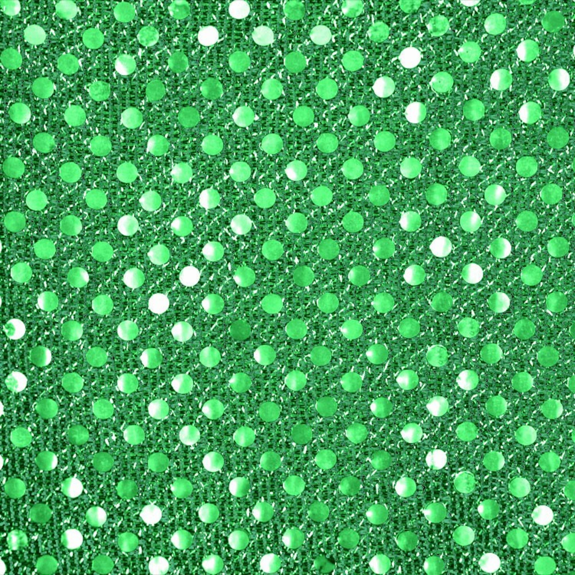 3mm Flag Green Sequin
